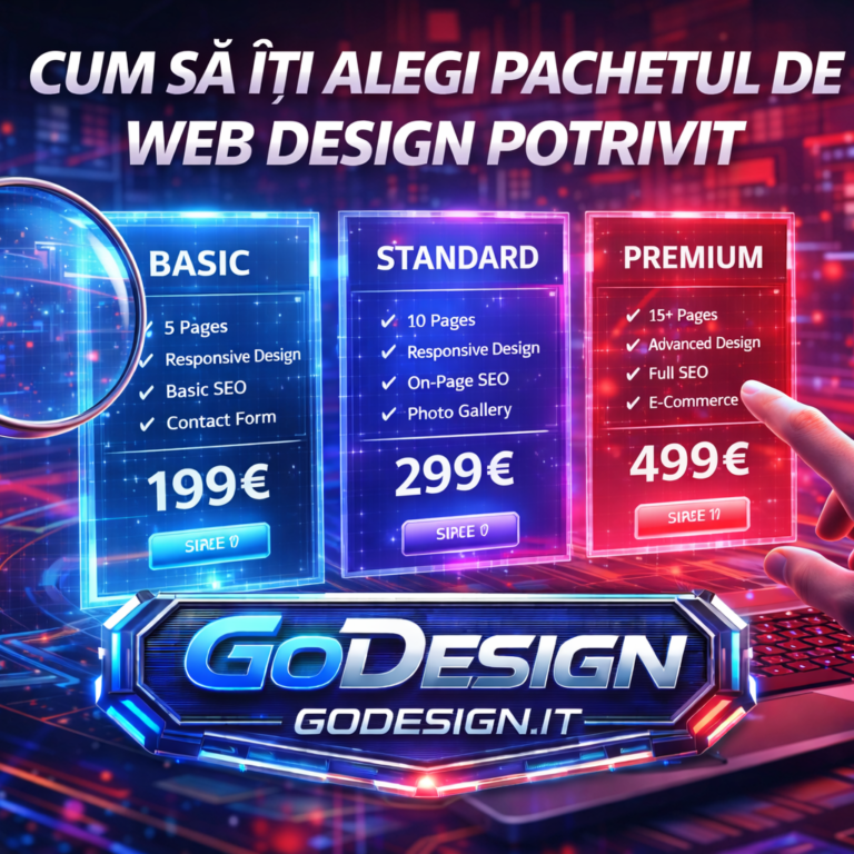 Cum sa iti alegi pachetul de web design potrivit