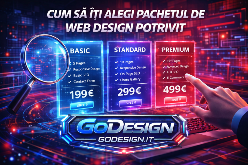Cum sa iti alegi pachetul de web design potrivit