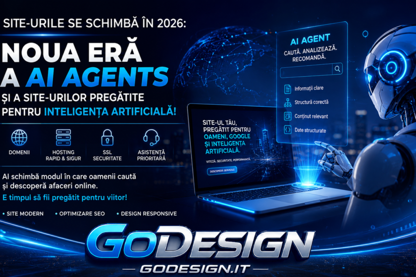 Site-urile se schimbă în 2026 noua eră a AI Agents
